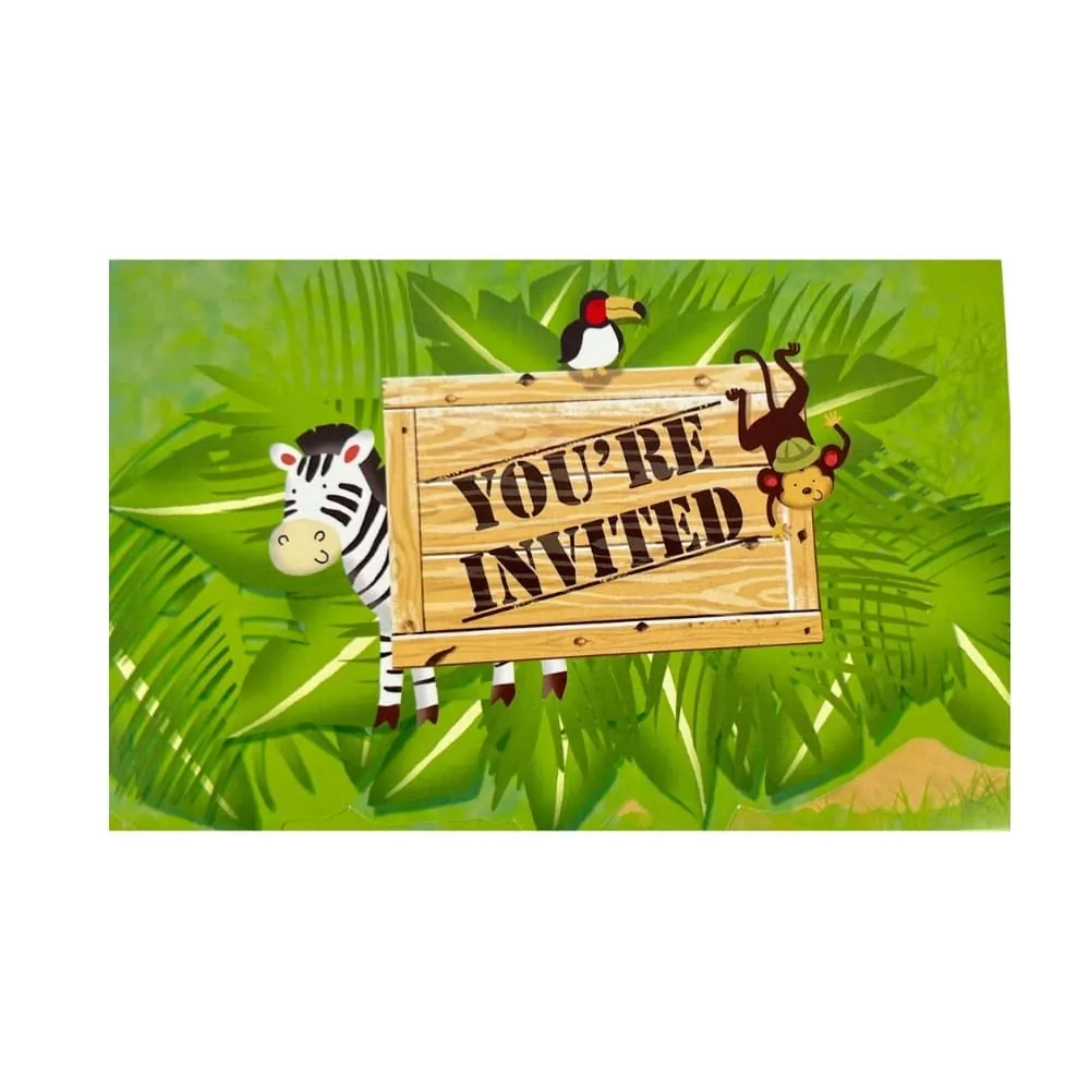 Tarjeta De Invitacion Safari X8