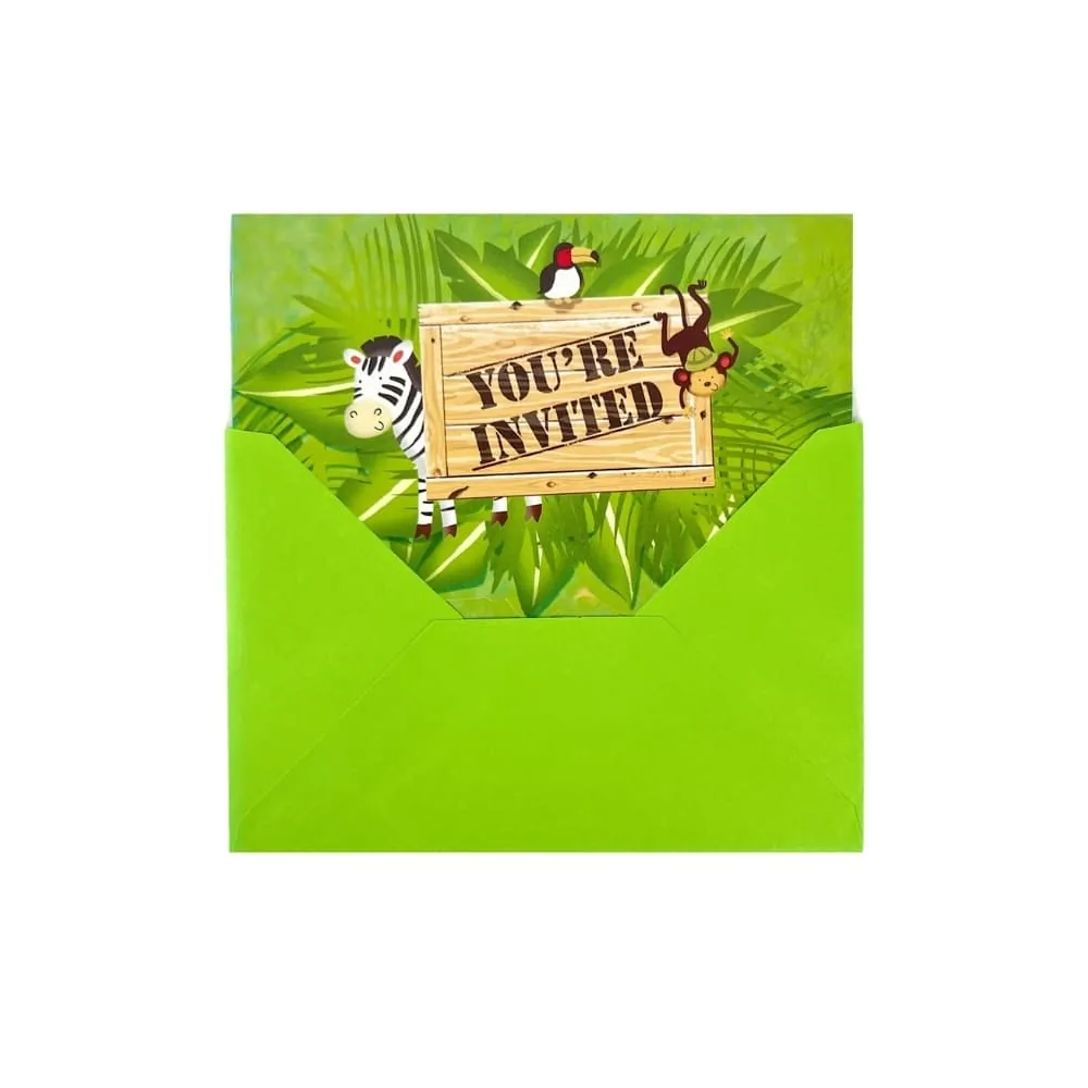 Tarjeta De Invitacion Safari X8