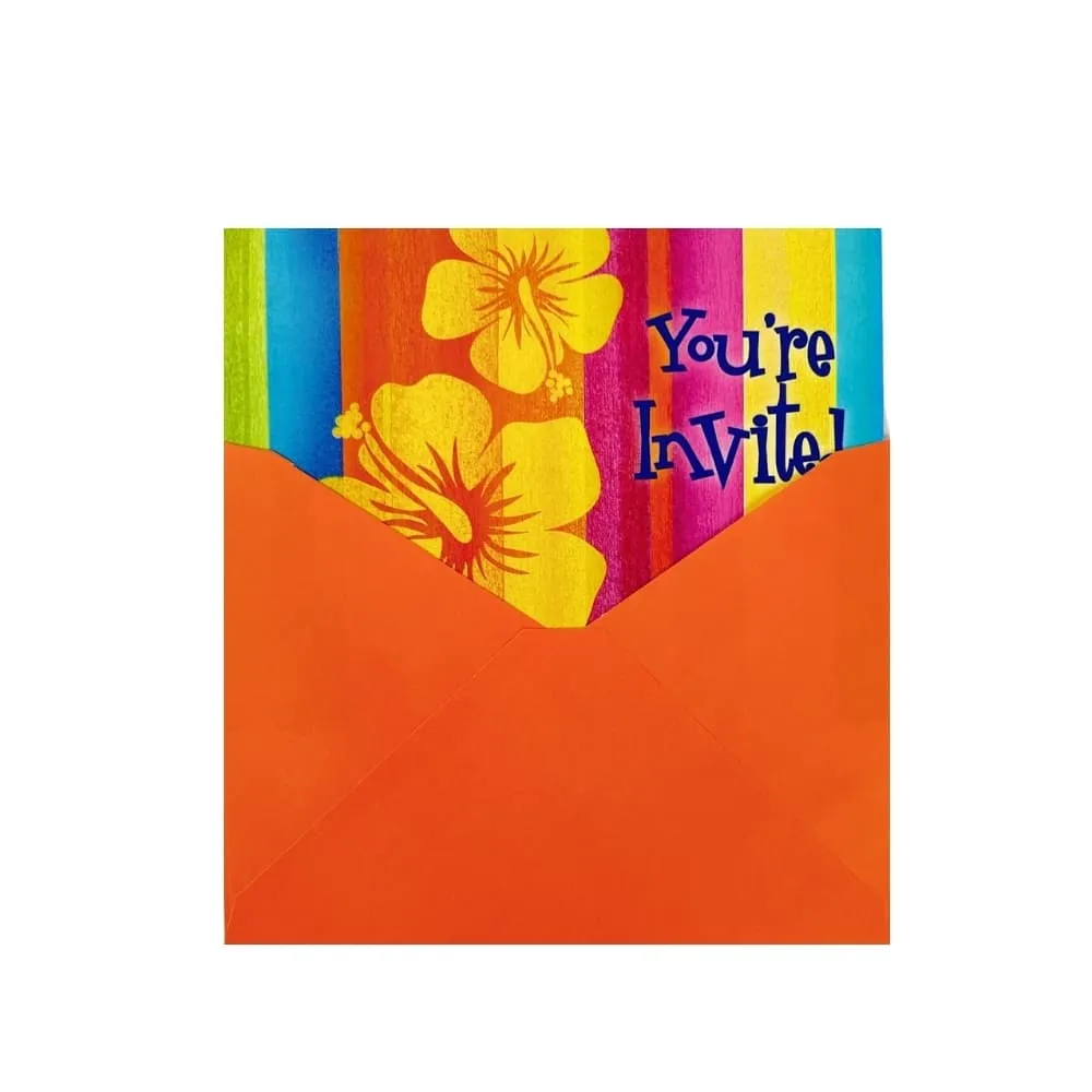 Tarjeta De Invitacion Rayas X8