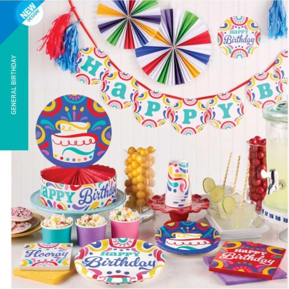 Servilleta Arte Happy Birthday X16