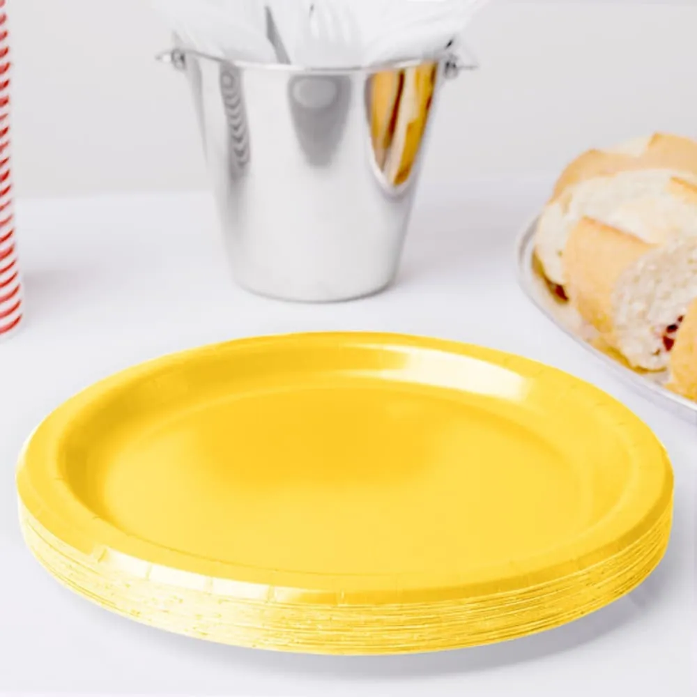 Plato Amarillo X8 22.86 Cm