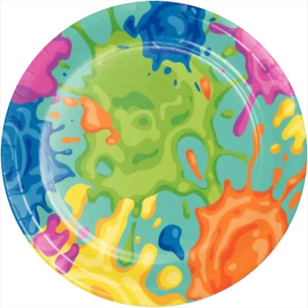 Plato Arte Salpicado X8 17.78 Cm