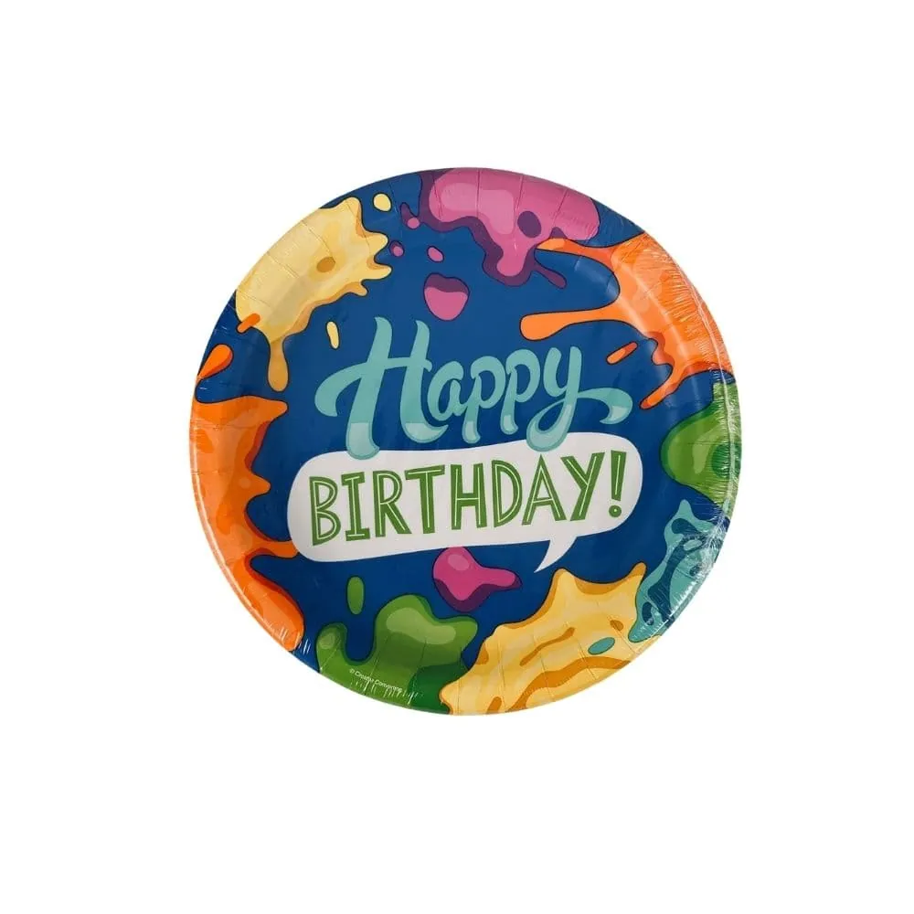 Platos Happy Birthday X8 22 Cm