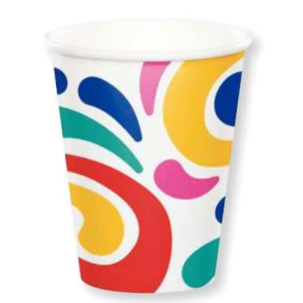 Vaso Remolinos 9 Onzas X8