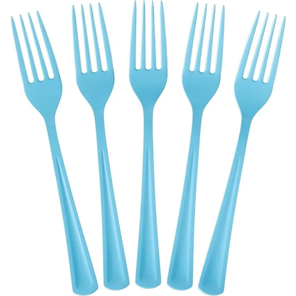 Tenedor Azul Claro X24