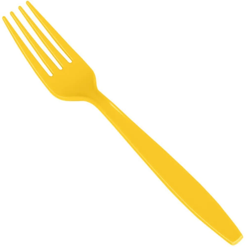 Tenedor Amarillo X24