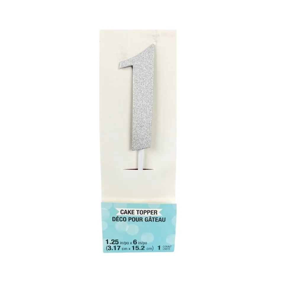 Toppers Cake Plateado #1