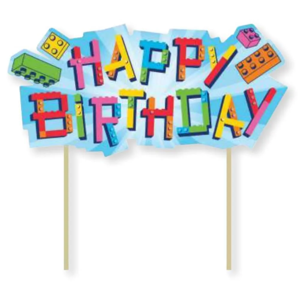 Pick Happy Birthday Bloque Construcción