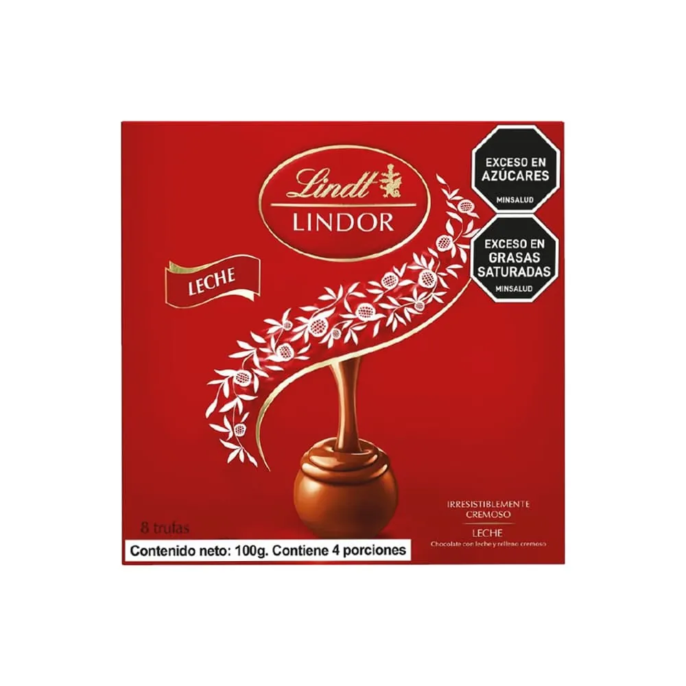Chocolate Con Lecha Lindor 100 Gr