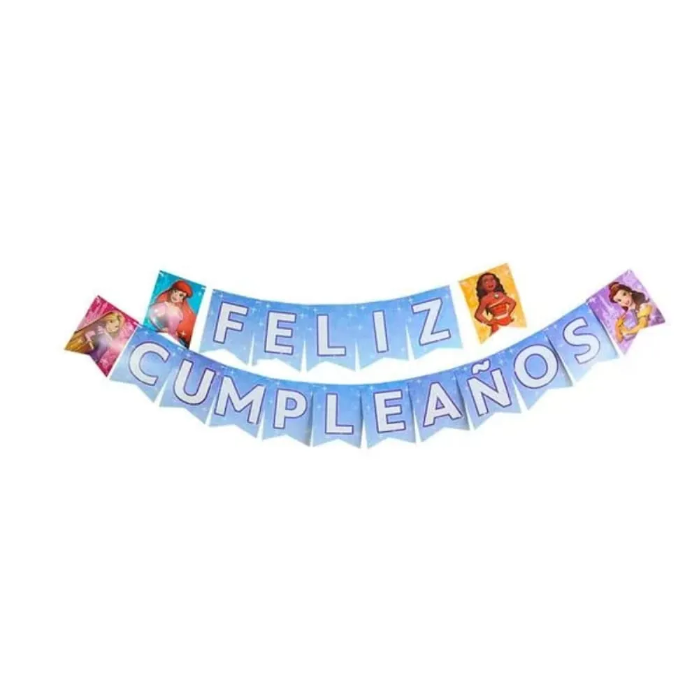 Letrero Feliz Cumpleaños Princesas