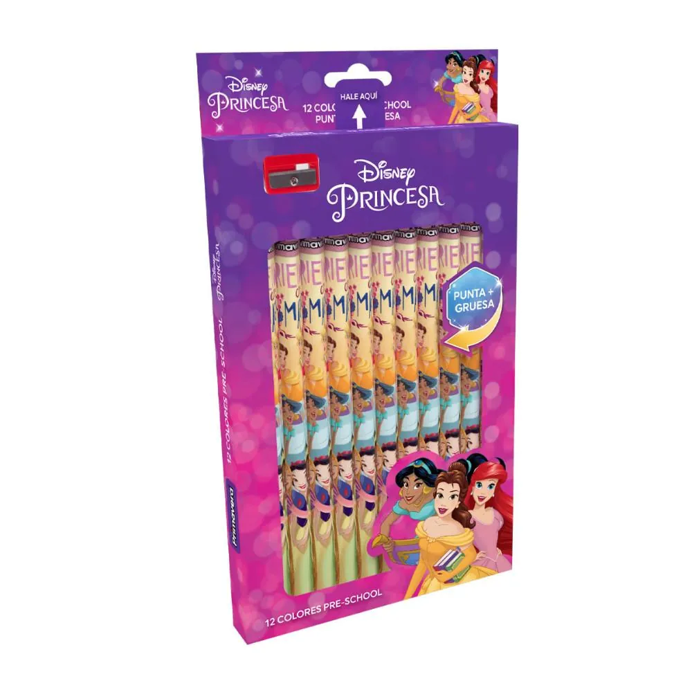 Colores Jumbo Personajes X 12