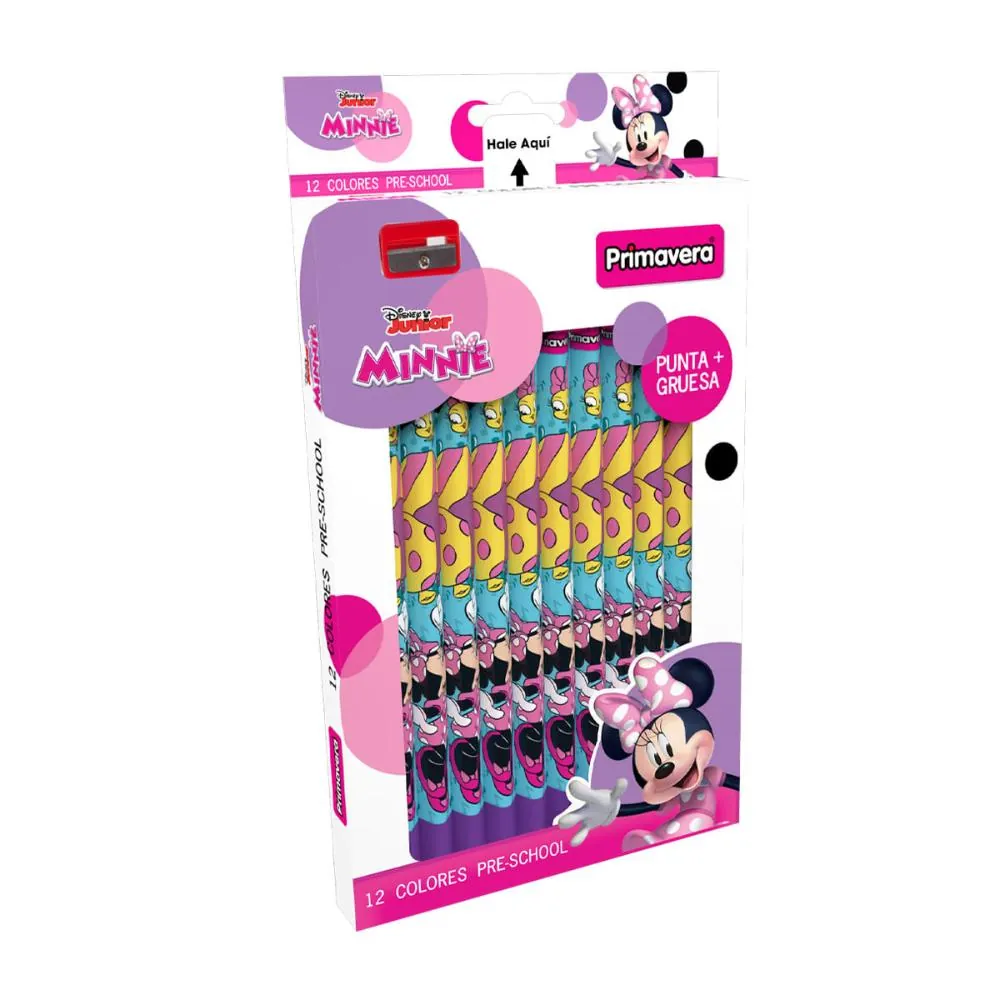Colores Jumbo Personajes X 12