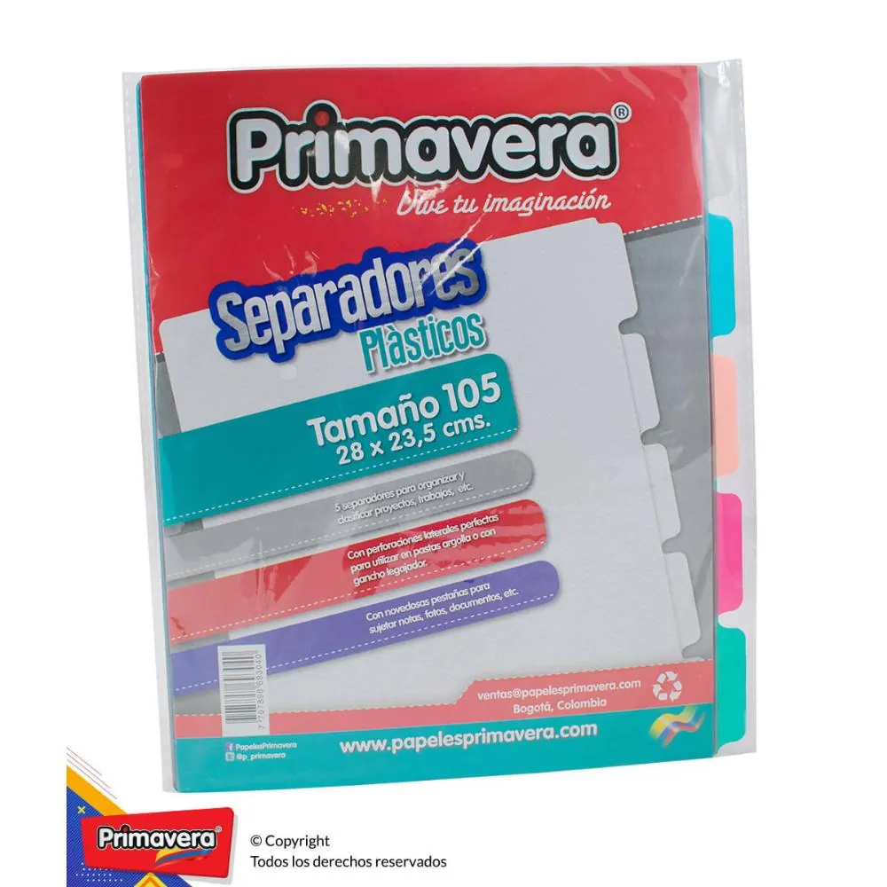 Separadores Plástico 105 Hombre