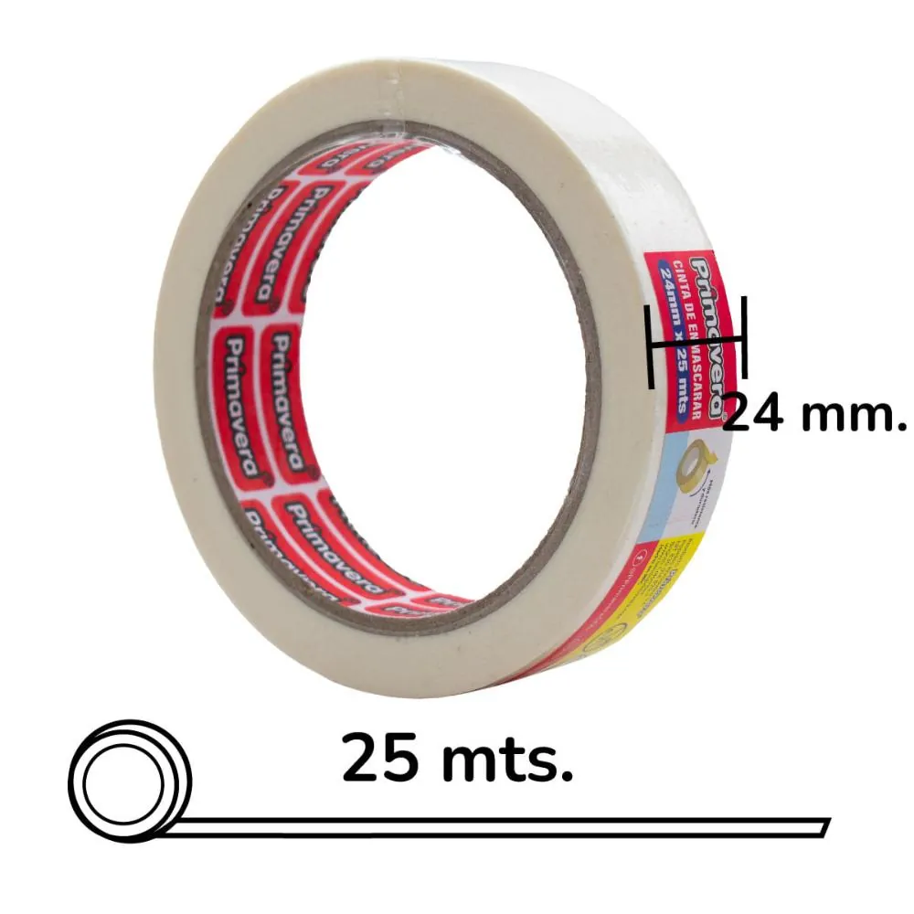Cinta Enmascarar 24Mm X 25M