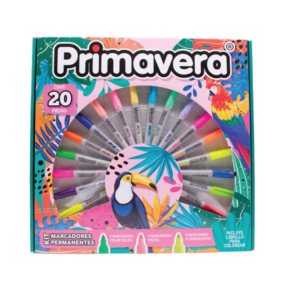 Combo Marcador Permanente X20 +Cartuchera