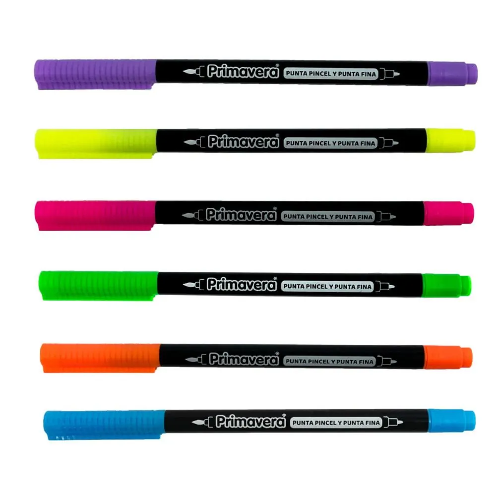 Plumones Fluorecentes X6