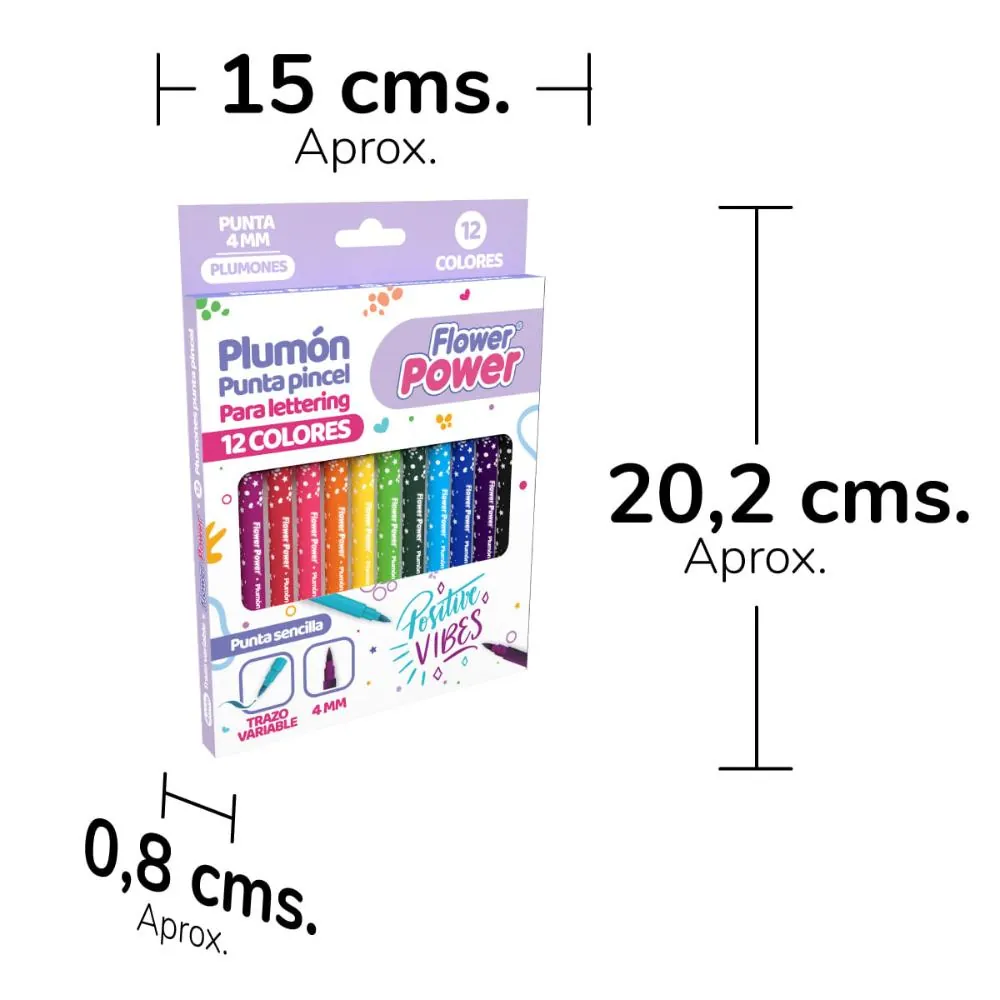 Punta Pincel F/Power X12 Colores