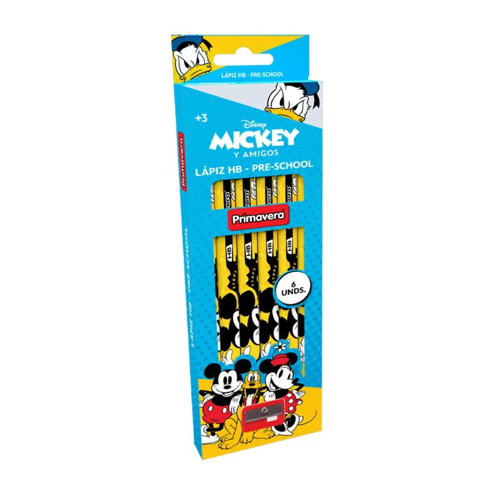 Lápiz Hb Jumbo Personajes X6