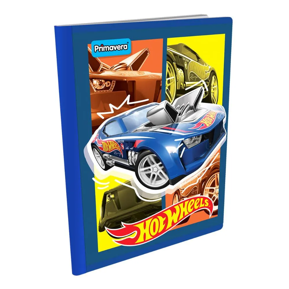Cuaderno Hot Wheels 50H Rayas