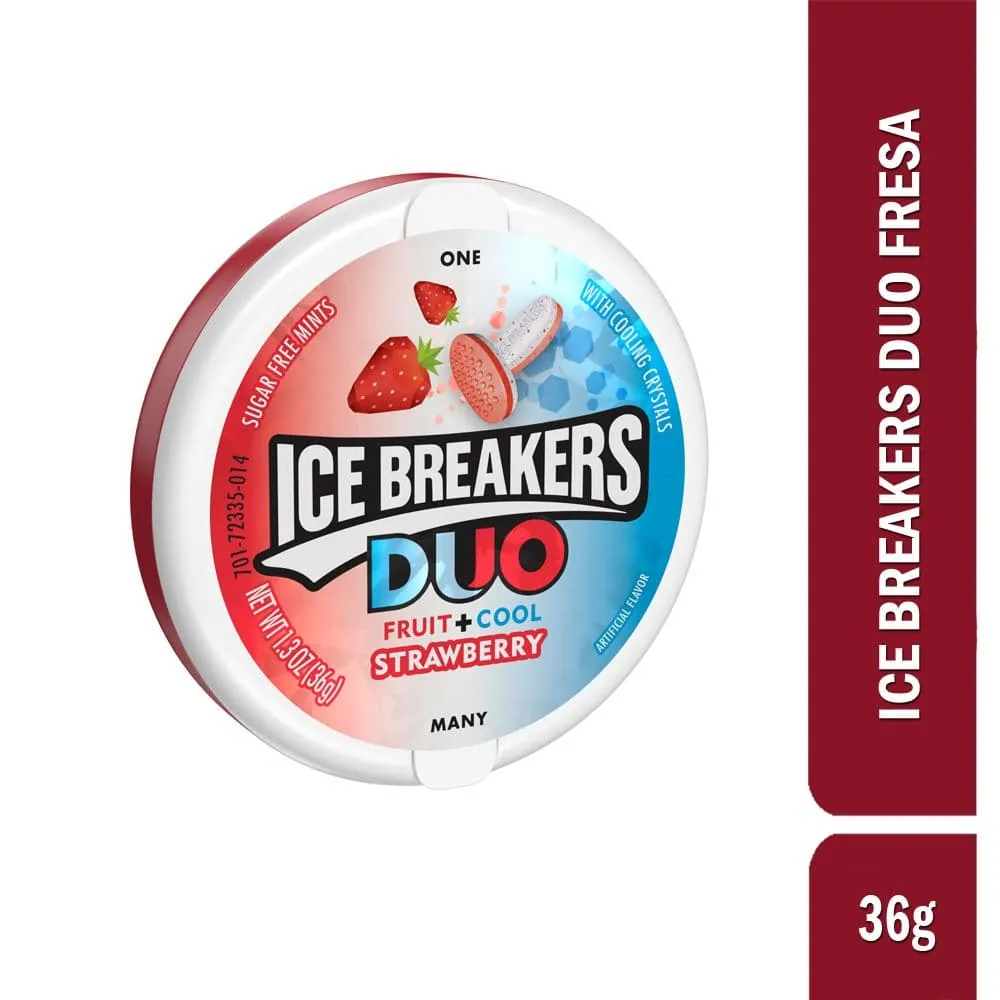 Ice Breakers Duo Fresa 36 Gr