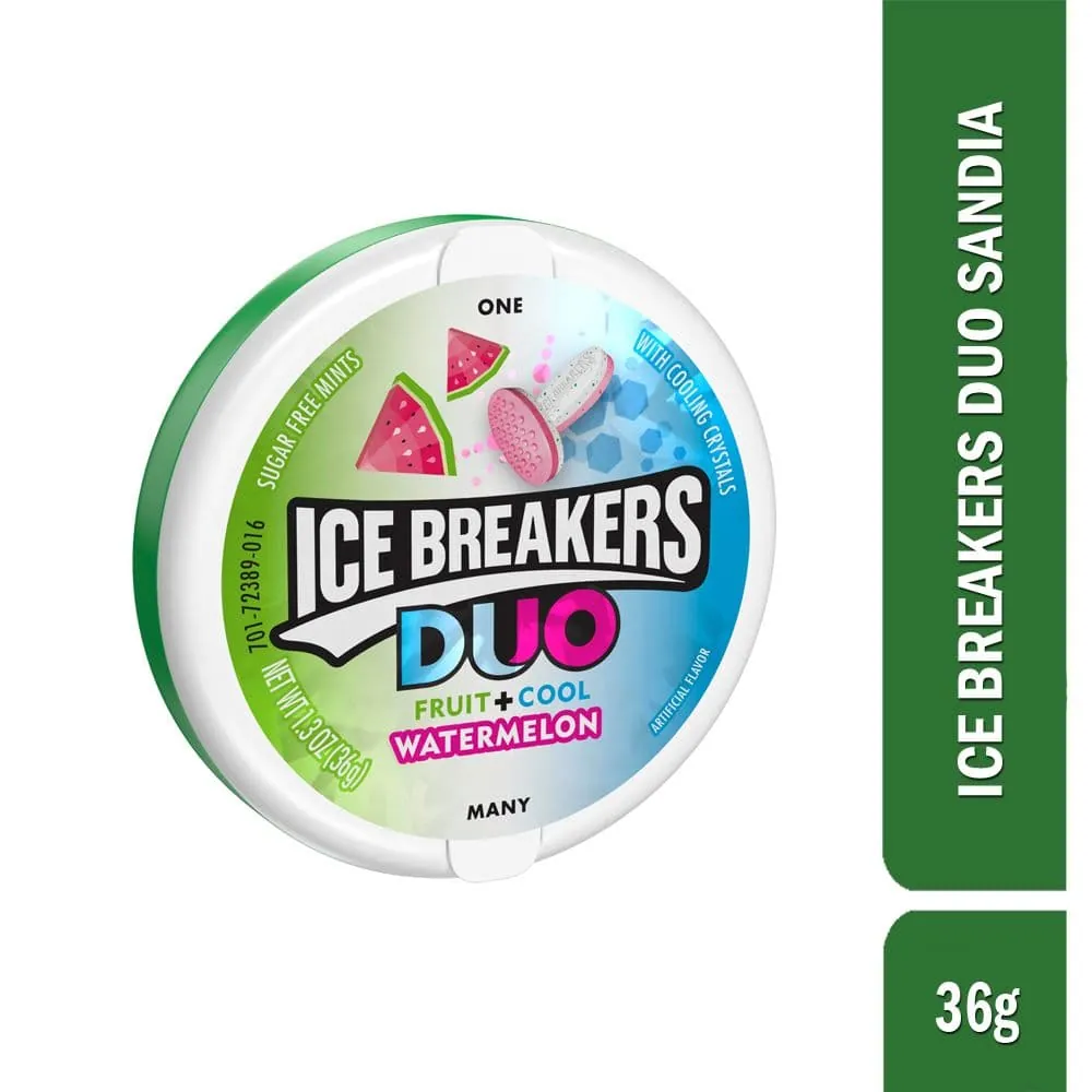 Ice Breakers Duo Sandia 36 Gr