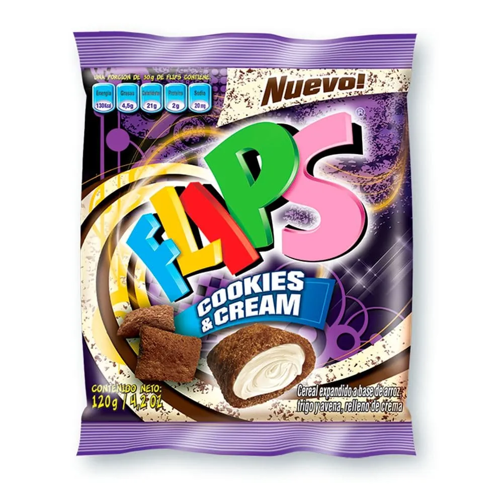 Flips 120 Gr Cookies & Cream