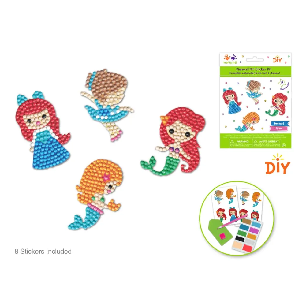 Set Para Pintar Puntos Sirena