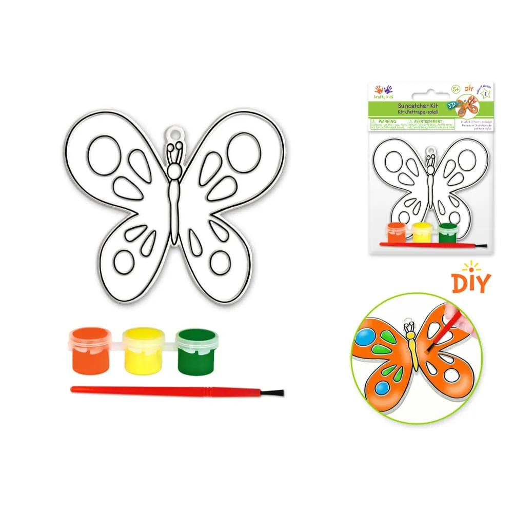 Set Para Pintar Mariposa 10 Cm