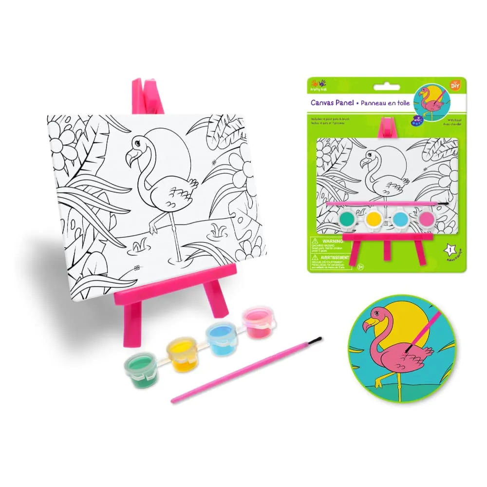Mini Canvas Flamingo 14 Cm
