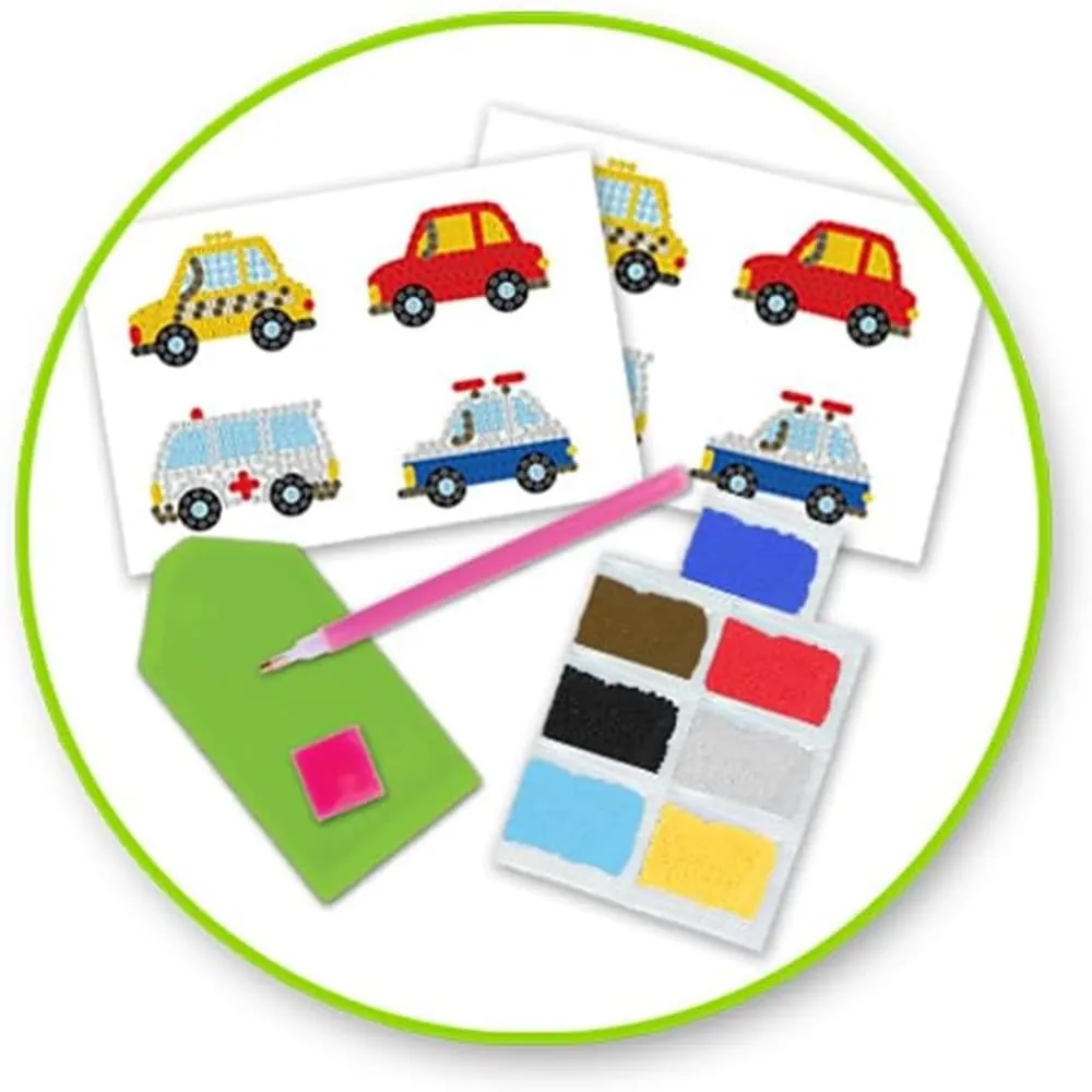 Set para Pintar Sticker Transportes