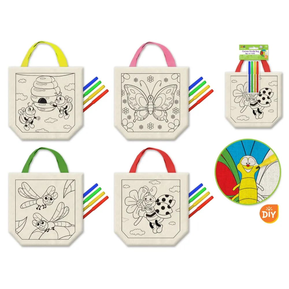 Set Bolsa Insectos Con Marcadores
