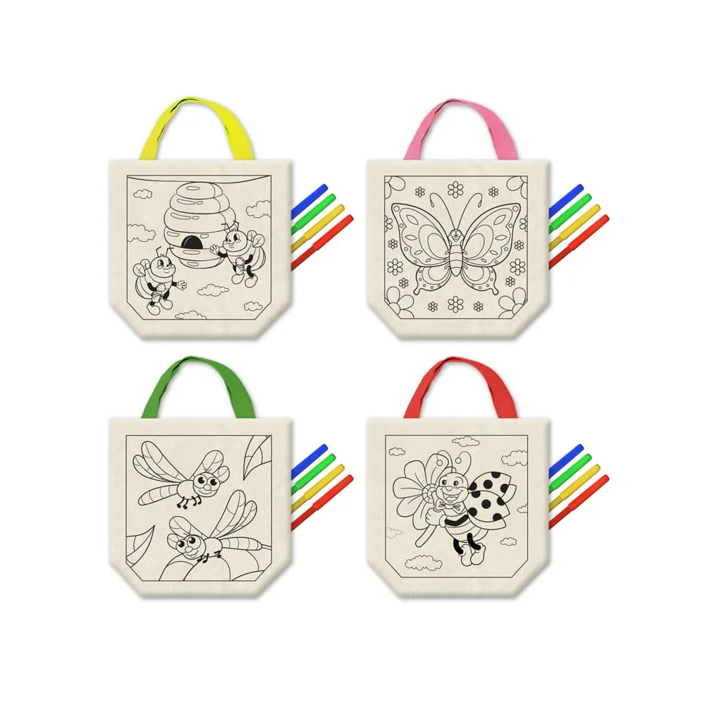 Set Bolsa Insectos Con Marcadores