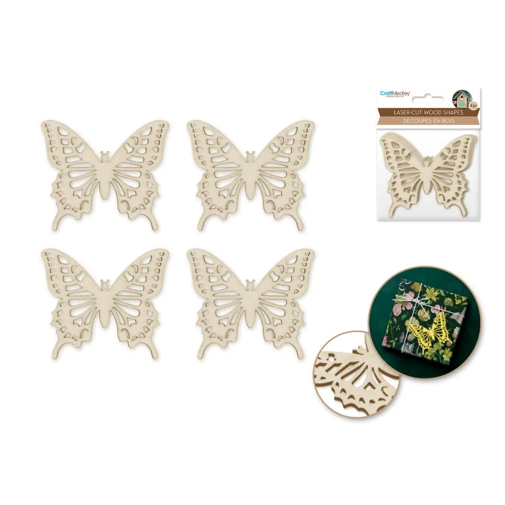Mariposa X4 Para Pintar