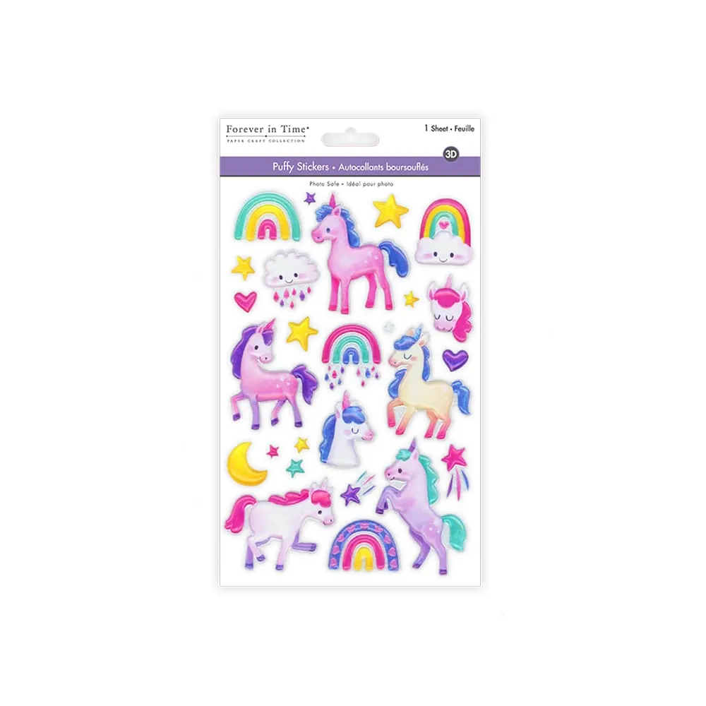 Adhesivo Unicornio 3D