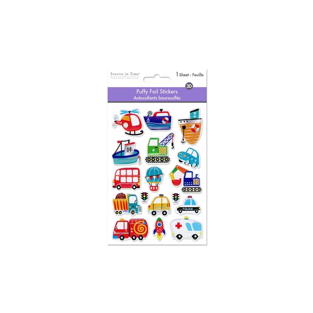 Stickers Metalizados Transportes