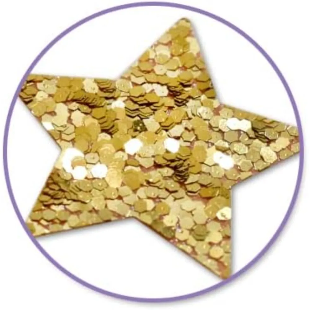 Stickers Estrellas Escarchadas