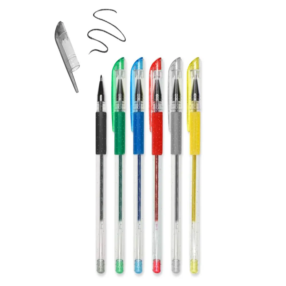 Esfero X6 Gel Glitter Multicolor