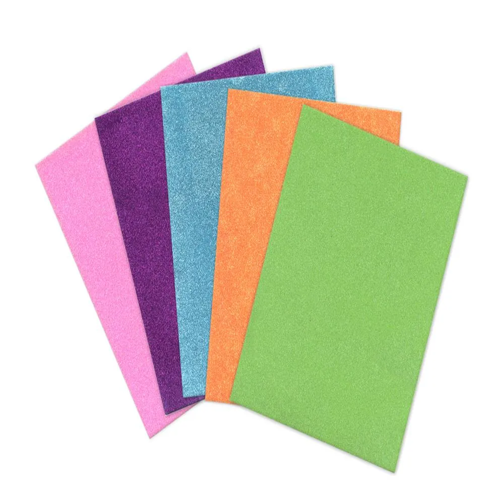 Papel Fomi Con Escarcha (Color Individual)