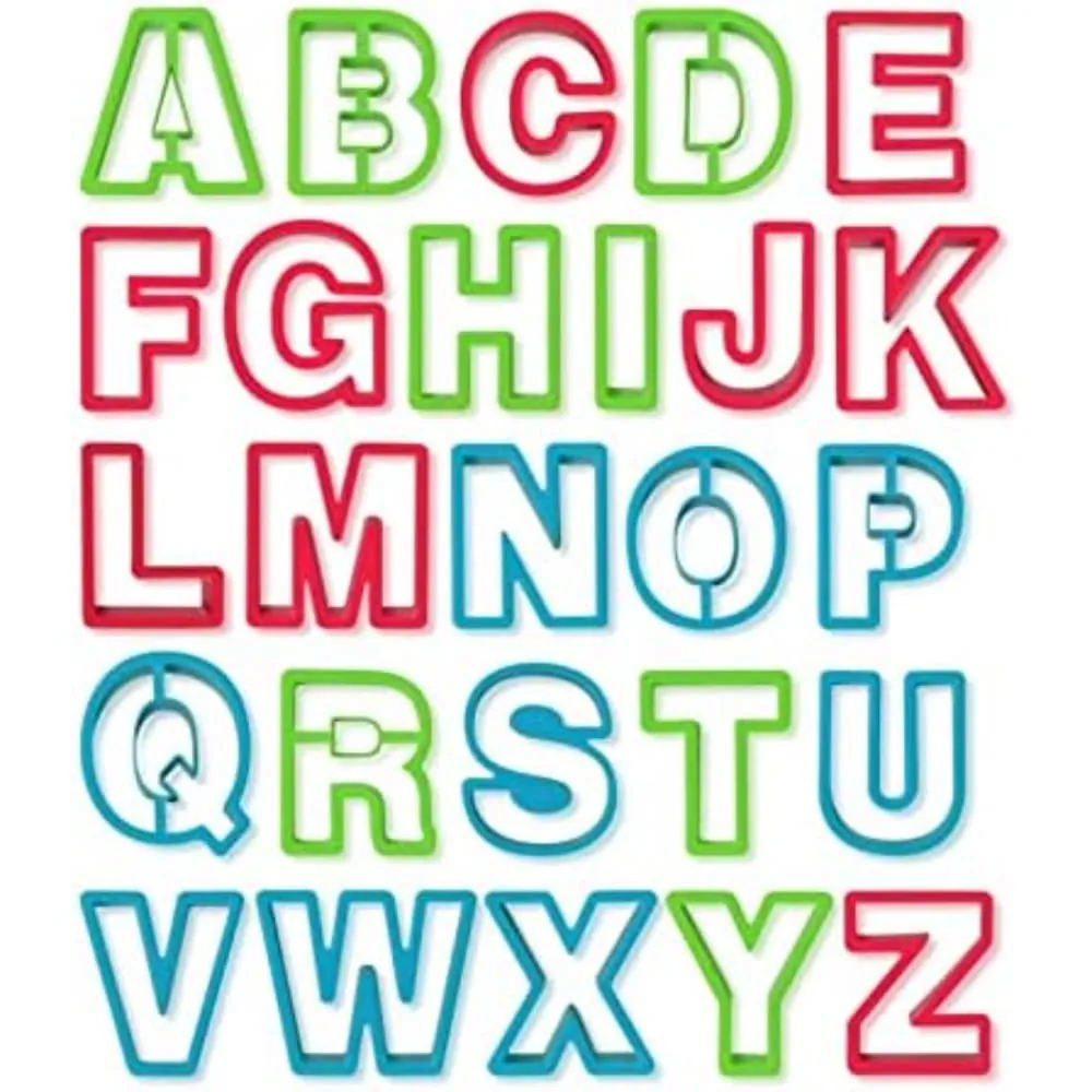 Set Moldes Letras Plásticas