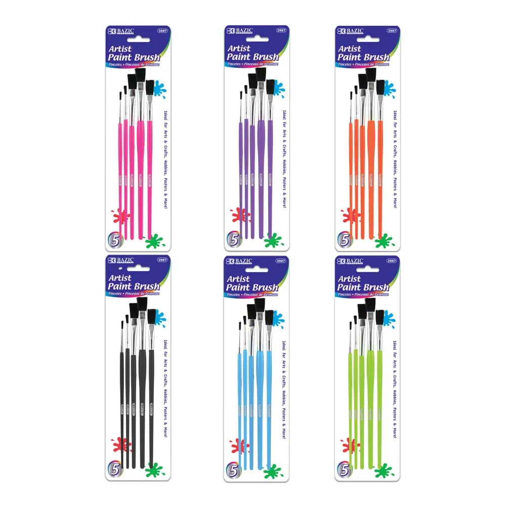 Set X5 Pinceles Surtido