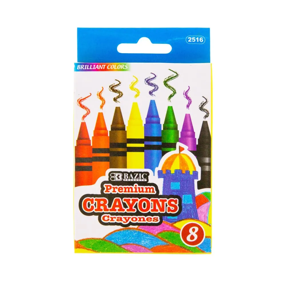 Set X8 Crayones Premiun