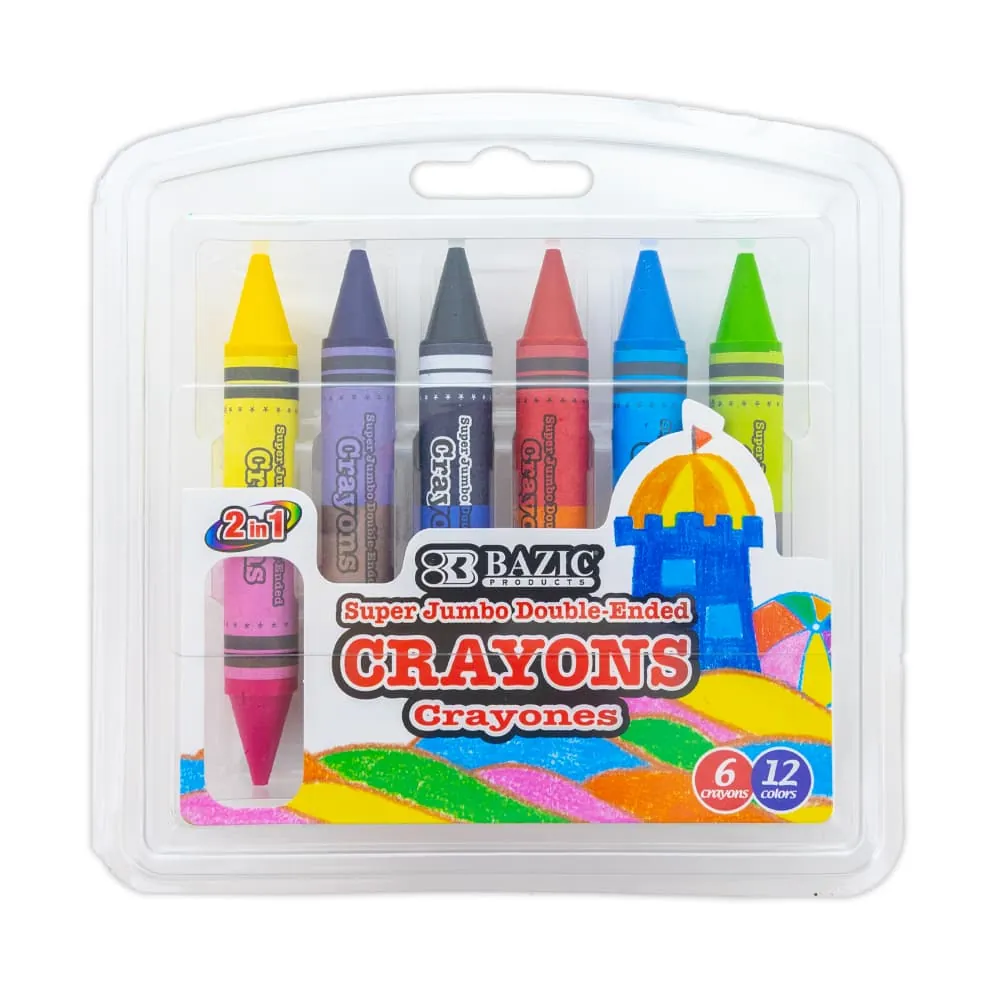 Set X6 Crayones Doble Punta