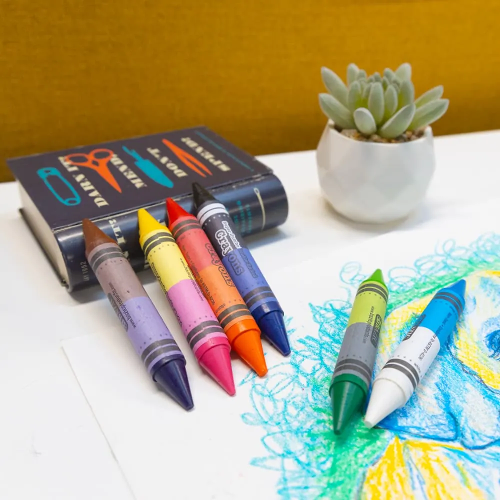 Set X6 Crayones Doble Punta