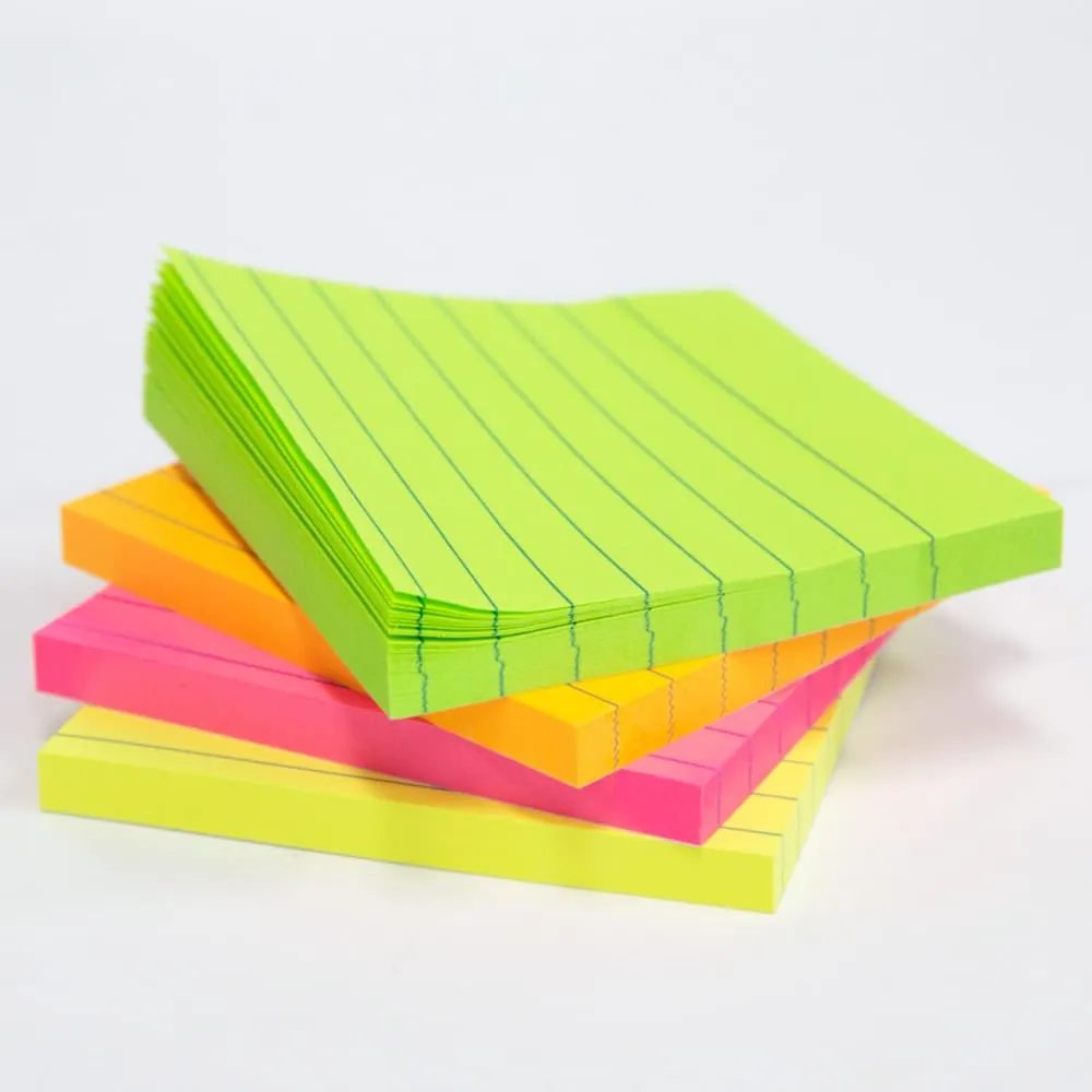 Notas Adhesivas Rayadas X70 7X7 Cm