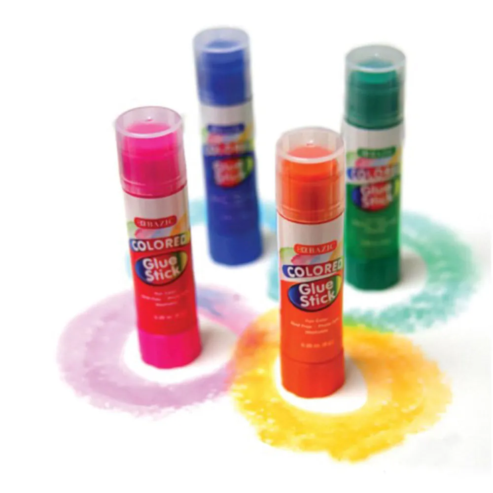 Pegante Colores Barra X 4