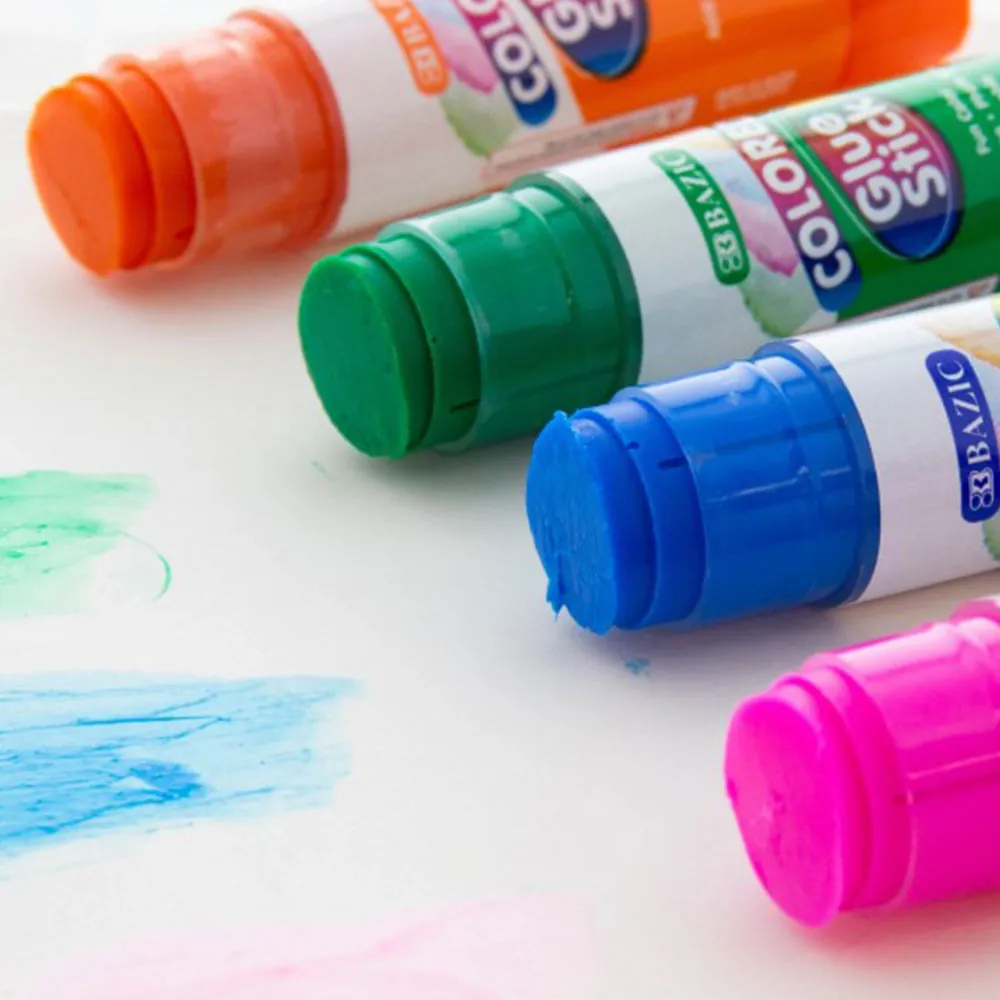 Pegante Colores Barra X 4