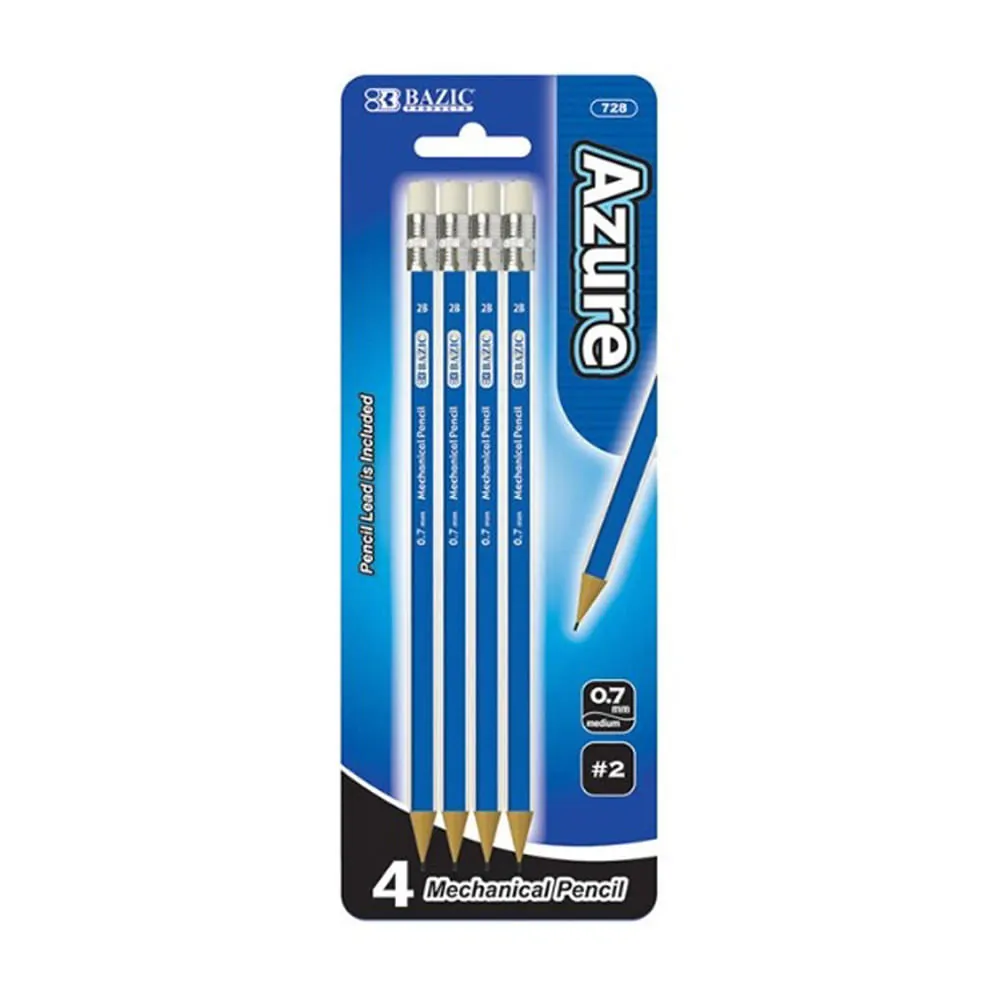 Portaminas 0.7 Mm Azul X4