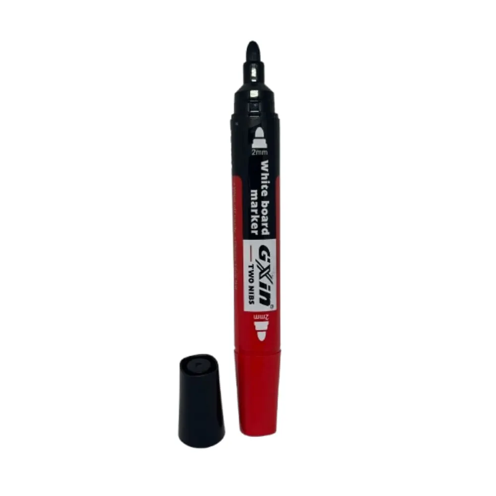 Marcador Rojo Doble Punta