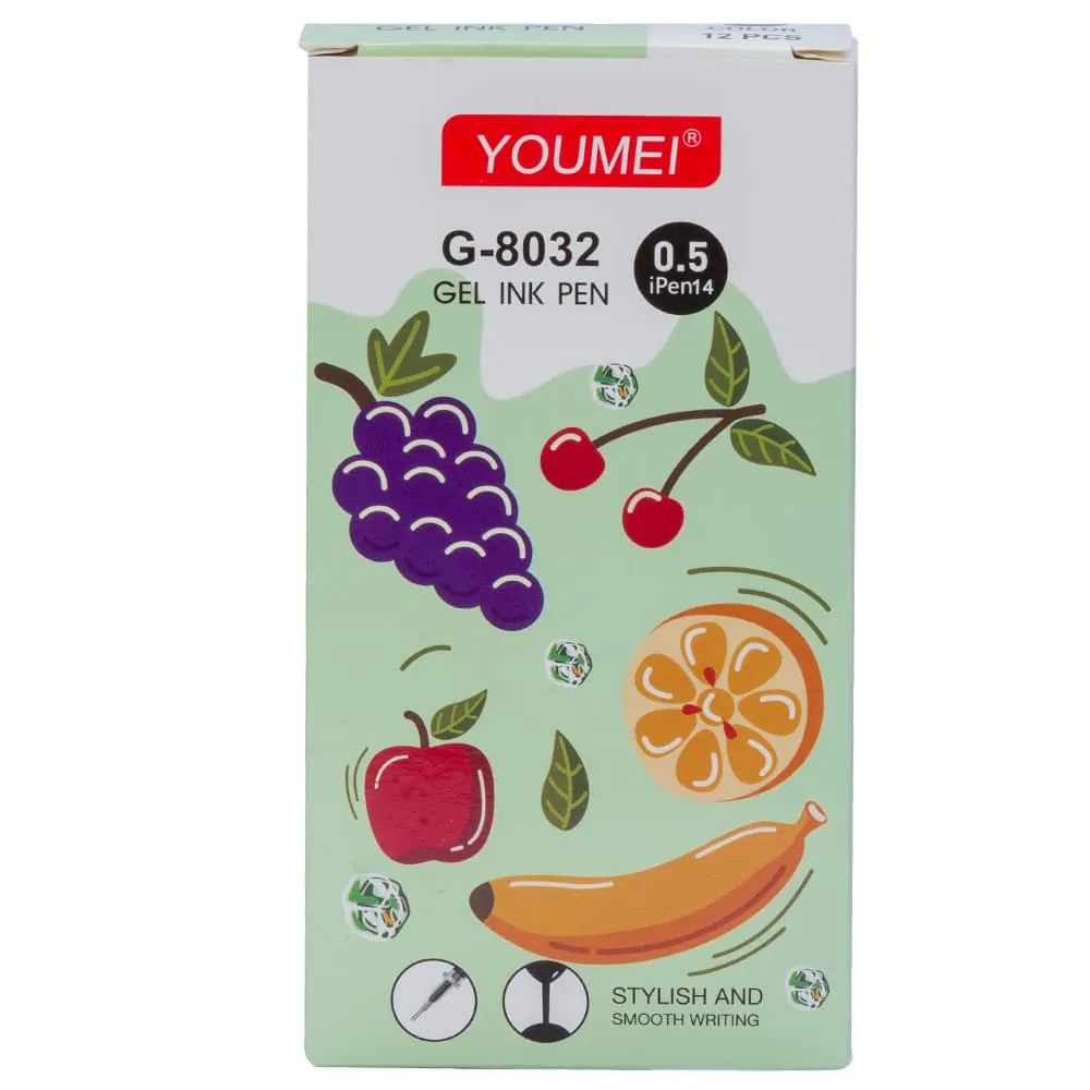 Esferos Gel Frutas X12