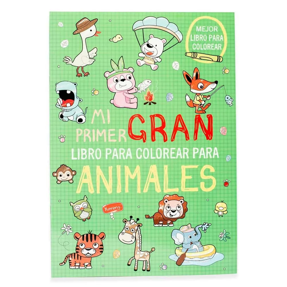 Libro Colorear Animales 16 Páginas